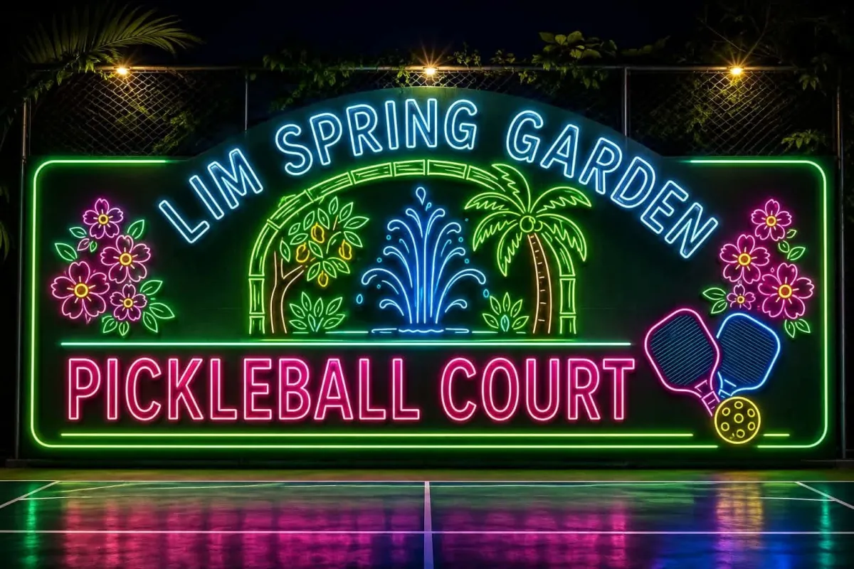 Lim Spring Garden PICKLEBALL COURT Cover